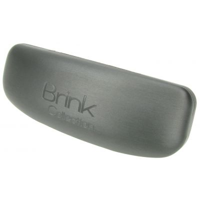 BRINK COLLECTION DESIGNER SPECTACLES GLASSES HARD CASE, METALLIC GREY - NEW