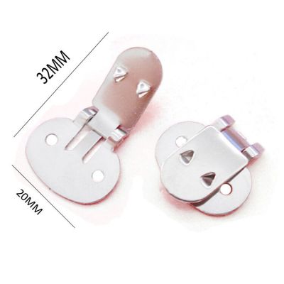 BLANK STAINLESS STEEL BROOCH PAIR SHOE CLIPS CLIP FINDINGS WEDDING CRAFT NEW UK