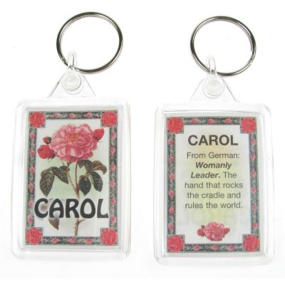 NOVELTY NAME KEYRING PRINTED BOTH SIDES WITH ORIGIN & MEANING, LETTER “C” UK NEW